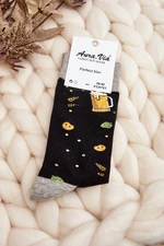 Men's Socks Beer Black