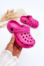 Children's foam Crocs Slides Pink Percy