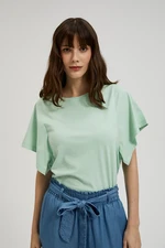 Women's blouse MOODO with wide sleeves - mint