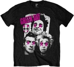 Green Day T-shirt Patchwork Unisex Black M