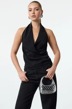 Trendyol Black Woven Blouse