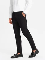 Ombre Men's uniform REGULAR FIT chinos pants - black