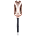 Olivia Garden Fingerbrush Trinity plochý kartáč Rose Gold 1 ks