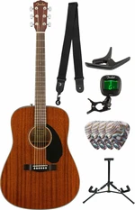 Fender CD-60S Dreadnought WN Deluxe SET Caoba Guitarra acústica