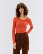 Thinking MU Pumpkin Trash Casilda L/S Top PUMPKIN L