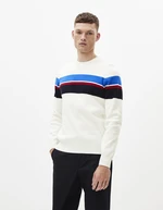 Blue and white men's sweater Celio Peblocus