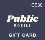 Public Mobile PIN C$30 Gift Card CA