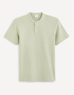 Light Green Men's Basic Polo T-Shirt Celio Gesohel