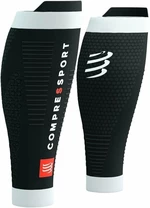 Compressport R2 3.0 Black/White T3 Rękawy na łydki dla biegaczy