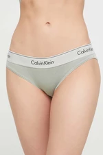 Nohavičky Calvin Klein Underwear zelená farba