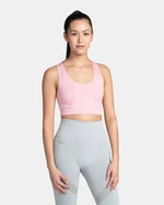 Women's seamless sports bra Kilpi WINIE-W Light pink