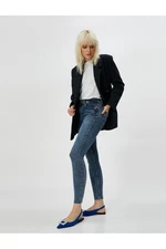 Dżinsy Koton z wysokim stanem Skinny Leg - Carmen Jeans