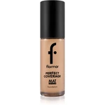 flormar Perfect Coverage Mat Touch Foundation matující make-up pro smíšenou až mastnou pokožku odstín 301 Soft Beige 30 ml