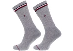 Ponožky - Tommy Hilfiger TH MEN ICONIC SOCK 2P sivé