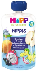 HIPP BIO Hippis 100% ovoce Jablko-Hruška-Dračí ovoce-Rybíz 100 g