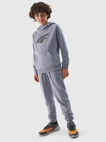 4F jogger sweatpants for boys - light blue