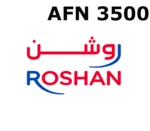 Roshan 3500 AFN Mobile Top-up AF