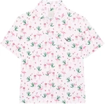 Callaway Boys All Over Flamingo Printed Polo Bright White S Polo-Shirt