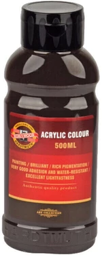 KOH-I-NOOR Peinture acrylique 500 ml 610 Dark Brown