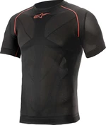 Alpinestars Ride Tech V2 Top Short Sleeve Summer Black Red M/L Funkčné prádlo na motorku