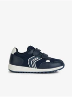 Dark blue Geox Alben children's sneakers