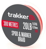 Trakker šňůra spod & marker braid red 300 m - 0,24 mm 9,07 kg 20 lb