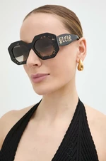 Slnečné okuliare Philipp Plein dámske, čierna farba, SPP098M_530700