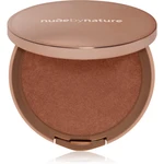 Nude by Nature Flawless Pressed Powder Foundation kompaktní pudrový make-up odstín C8 Chocolate 10 g