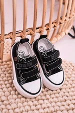 Kids Classic Big Star Sneakers - black