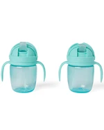 SKIP HOP Hrnek rostoucí Sip-to-Straw Teal 6m+