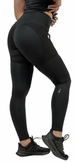 Nebbia High Waist Leggings INTENSE Mesh Black L Fitness kalhoty