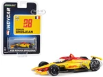 Dallara IndyCar 28 Romain Grosjean "DHL" Andretti Autosport "NTT IndyCar Series" (2023) 1/64 Diecast Model Car by Greenlight