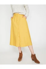 Koton Women's Yellow Skirt