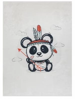 Dětský kusový koberec Bambino 1129 Panda cream-80x150