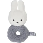 Little Dutch Plush Rattle Miffy Fluffy Blue chrastítko 1 ks