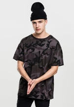 Camo Oversized tričko tmavé masky