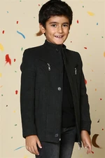 K3001 DEWBERRY BOYS' COAT-ANTHRACITE