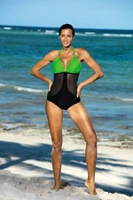 Priscilla Erba-Nero Swimsuit M-428 (2) Green-black