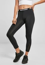 Women's Tech Mesh Pedal Pusher Leggings - Black