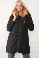 Z0090 DEWBERRY FAUX FÜR INSIDE WOMAN COAT