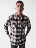 Black and white men's checkered shirt Salsa Jeans - Men