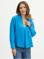 Blue women's blouse ONLY Kate - Women