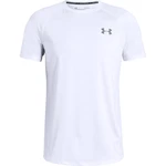 Pánské triko Under Armour Raid 2.0 SS Left Chest  White/Steel  XS