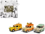 "Wallace &amp; Gromit" Austin A35 Van Collection Set of 3 Pieces Diecast Model Cars by Corgi