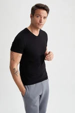 DEFACTO Slim Fit V-nyakú felső