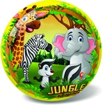 Míč zvířátka z jungle 14 cm