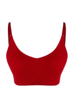 Trendyol Red Seamless Rope Strapless Bralette Knitted Bra