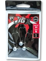 Fox rage jigová hlavička jig x jig heads háčik 5/0 3 ks-20 g