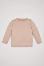 DEFACTO Baby Girl Regular Fit Crew Neck Sweater