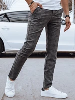 Men's casual trousers, dark grey Dstreet